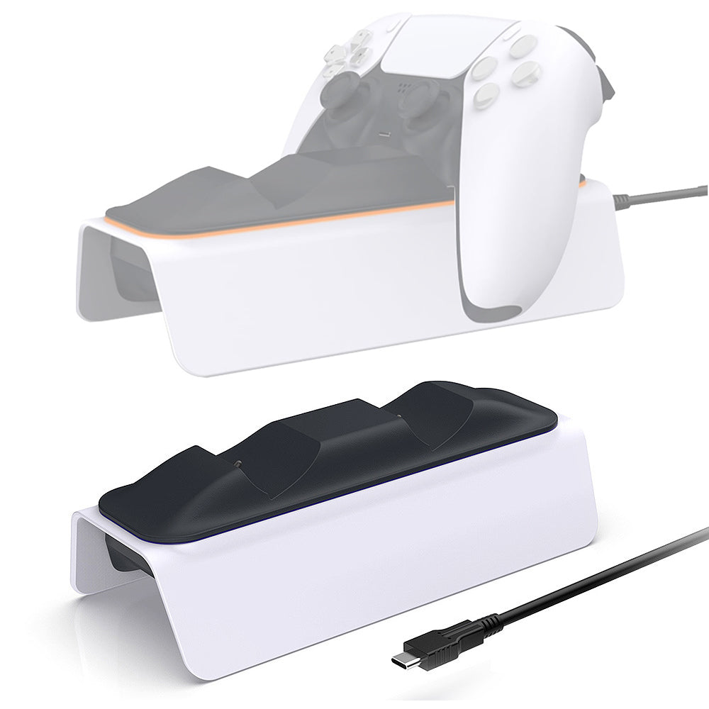 DOBE TP5-0521B Upgraded Charger Station with LED Indicator High Speed Fast Charging Dock for Sony PS5 DualSense Controller DOBE TP5-0521B Upgraded Charger Station with LED Indicator High Speed Fast Charging Dock for Sony PS5 DualSense Controller
